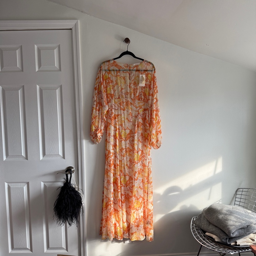 Dôen Oliana Dress in Sienna Anemone Bloom